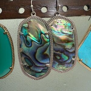 Kendra Scott Iridescent Abalone Earrings